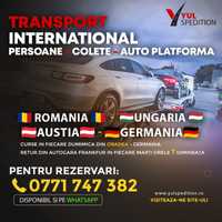 Transport interinational de persoane. Transport-auto germania