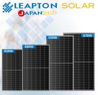 Солнечные панели LEAPTON SOLAR Производство Япония 410W 460W 550W 670W