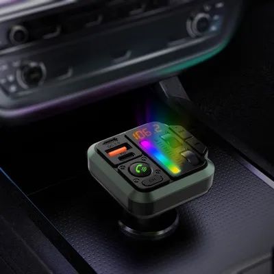 FM Bluetooth Предавател с QC3.0 & PD 20W