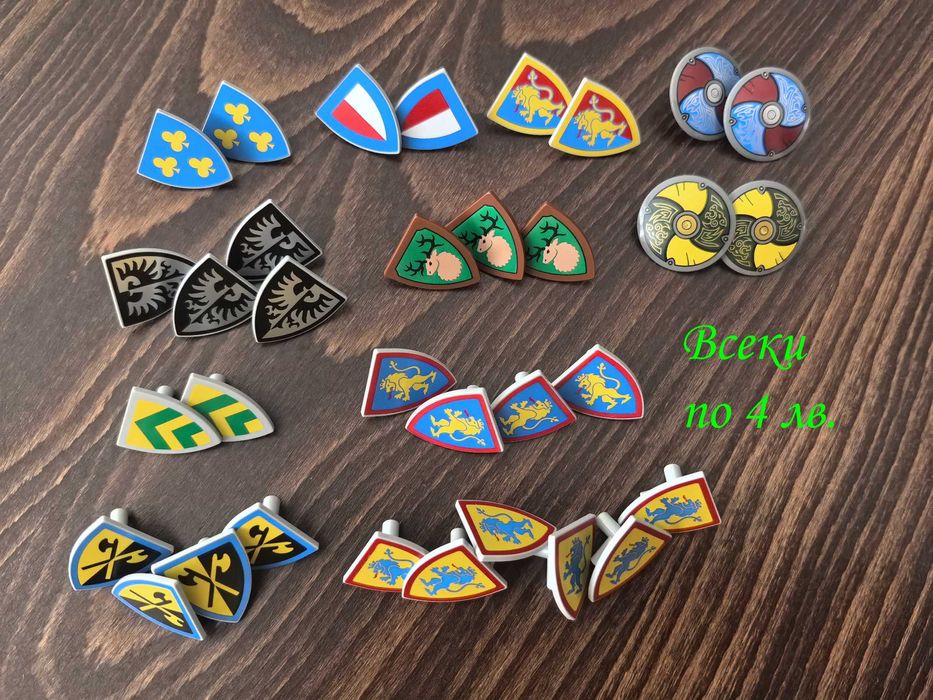 НОВИ LEGO минифигурки рицар пират сокол вълк форестмен