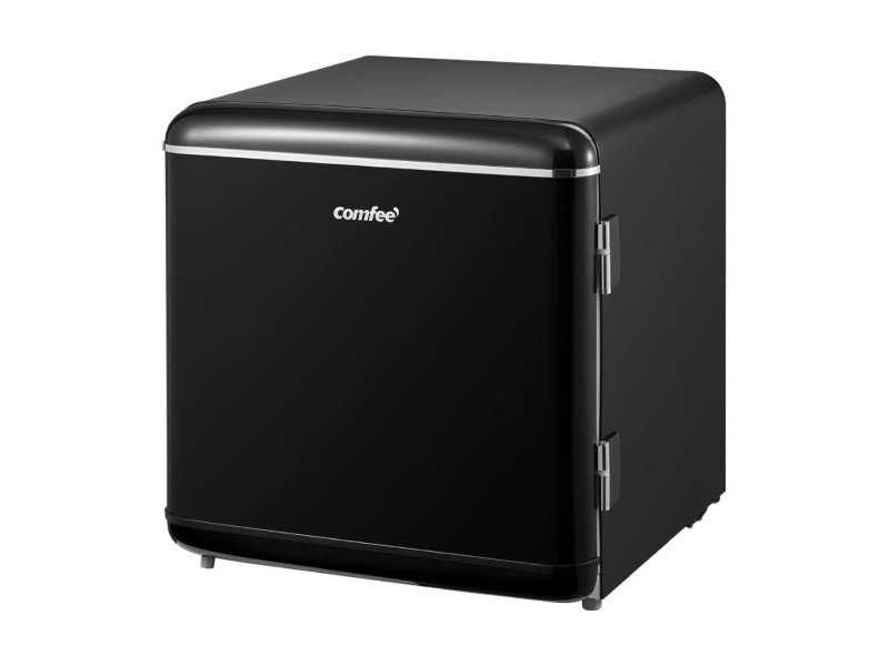 Ретро Мини Хладилник Comfee RCD50BL2EURT(E), 47L, Черен