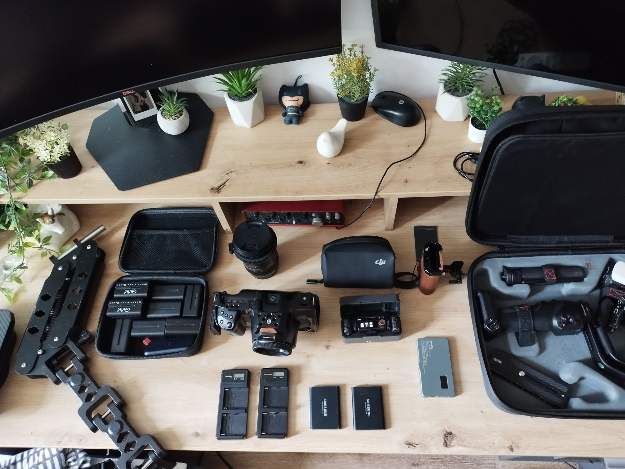 Blackmagic 6k pro full rig camera cinema