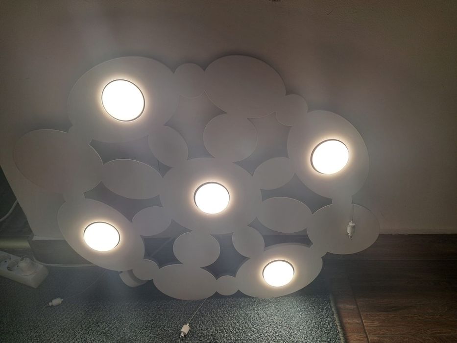 Decorațiune corp lumina candelabru lustra Toronto Bianco