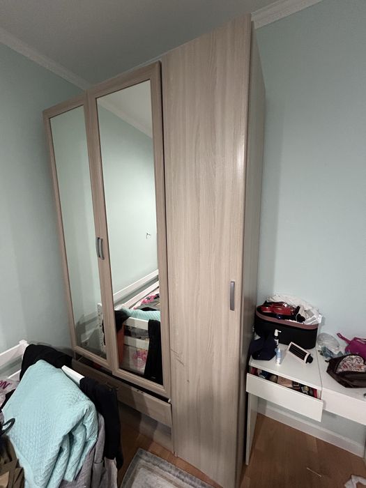 Шкаф с зеркалом+пенал