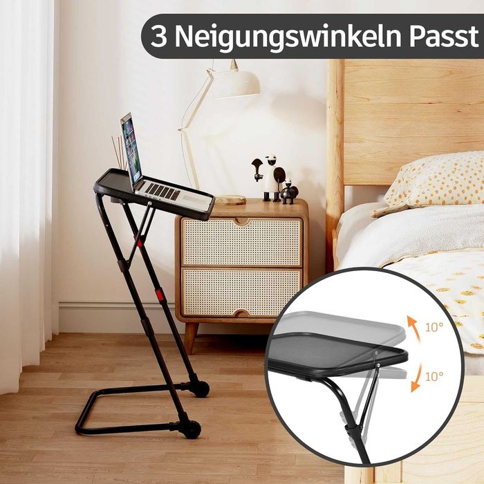 MEUBLE COSY Masă mică pliabilă pentru laptop