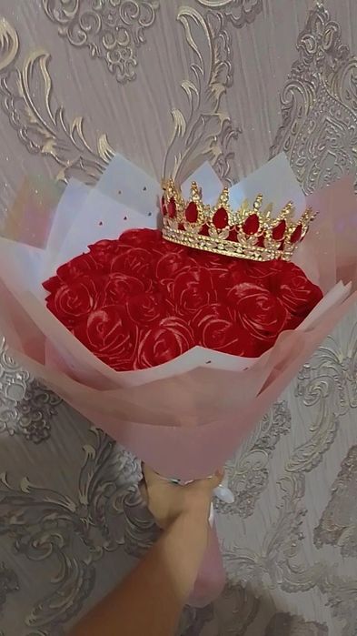 Цветы из атласных лент