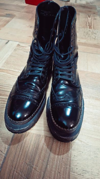 Bocanci Dolce & Gabbana originali, piele naturală, mărimea 44