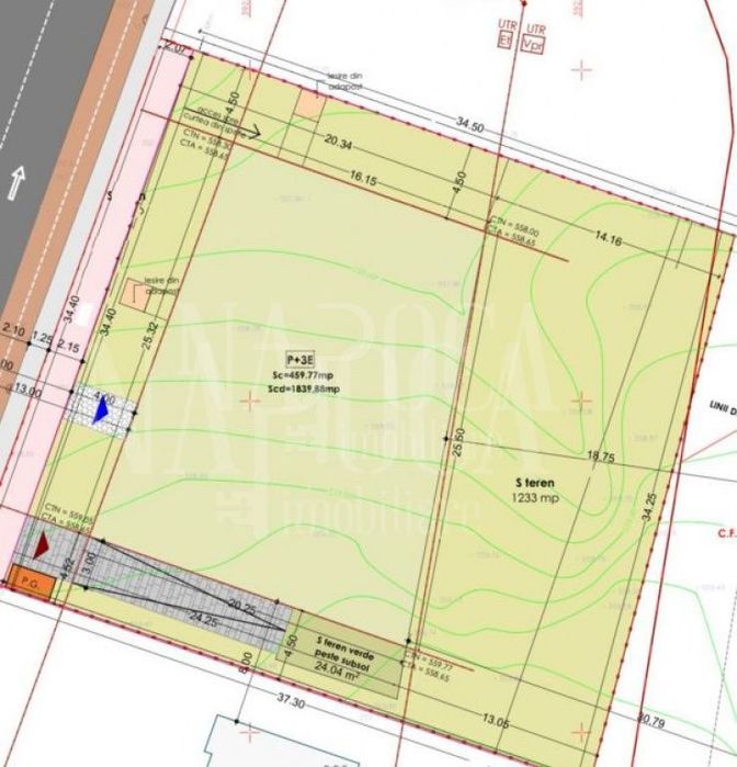 Teren intravilan pentru constructii de vanzare in Europa, Cluj