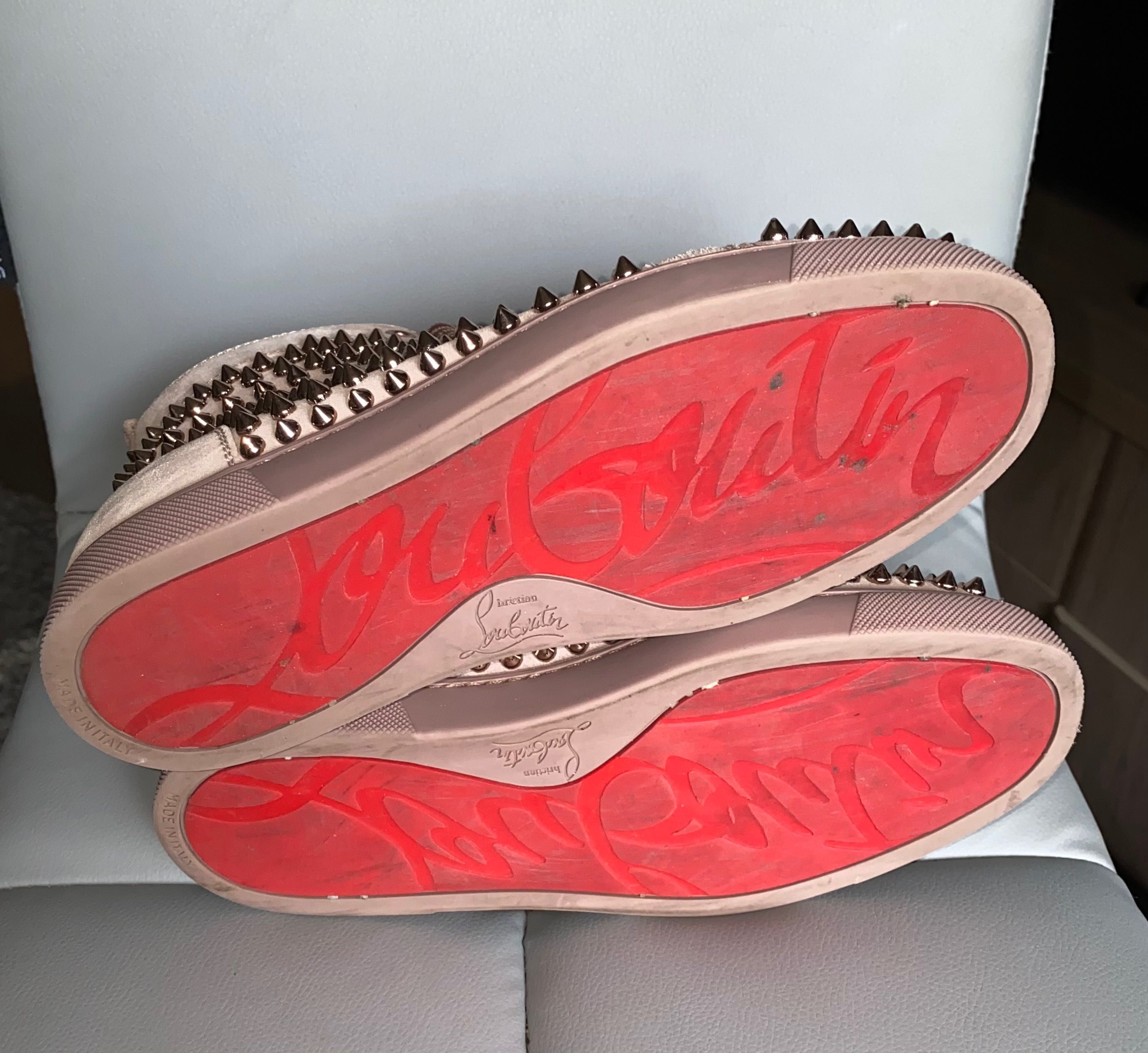 Louboutin sneakers 37 / culoare dusty rose