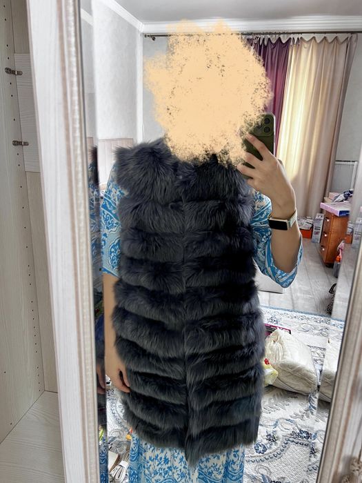 Жилетка новая из натур.песца