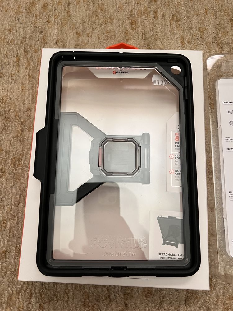 Apple iPad mini 4/5 Griffin кейс + Screen Protector Zagg