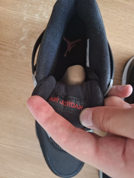 Jordan 4 black canvas