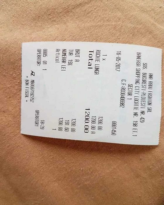 Rochie Ana Radu din material de înaltă calitate