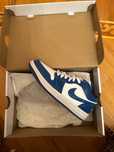 Air Jordan 1 Low Marina Blue  красовки