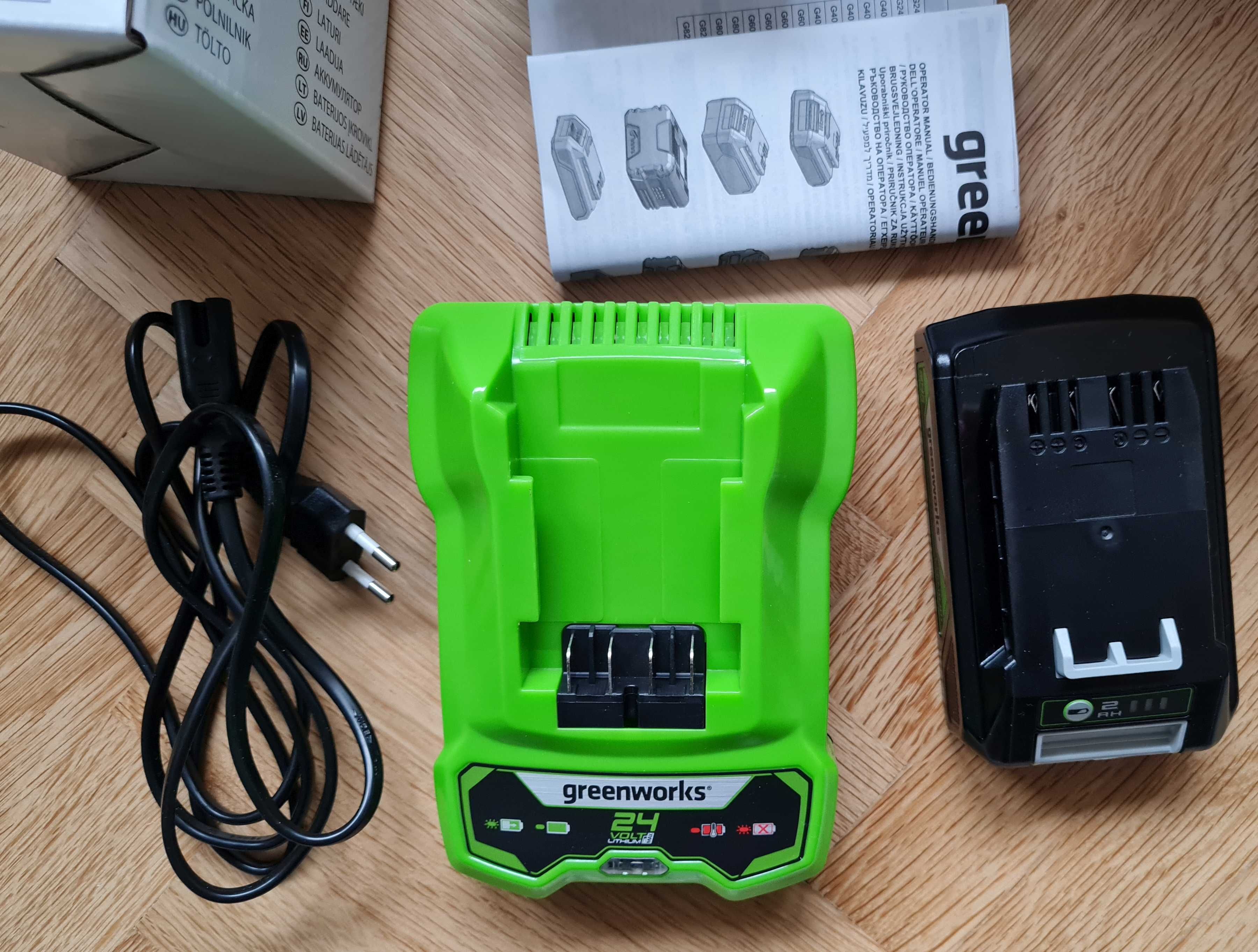 Зарядно и батерия 24v Greenworks