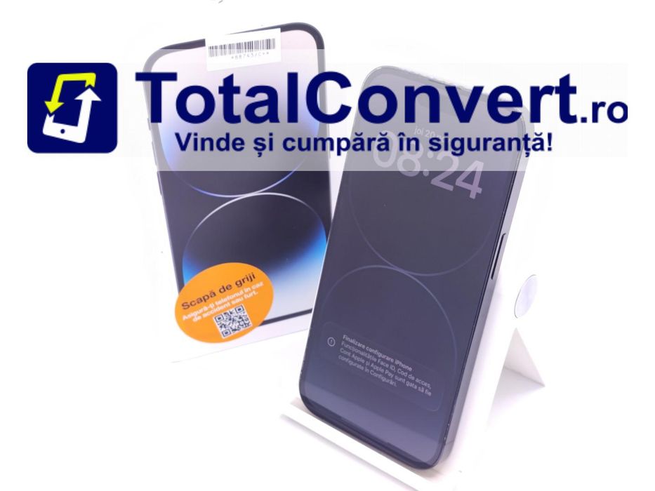 Apple iPhone 14 Pro 128GB Space Black 6GB, Garantie 24 luni | #D88743