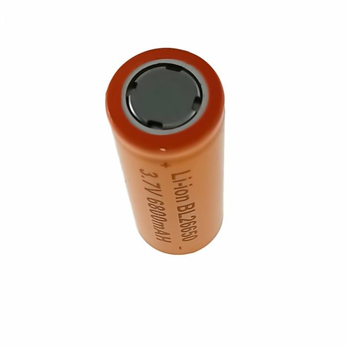 Acumulator Li-Ion 26650, 3.7V, 6800mAh, culoare portocaliu