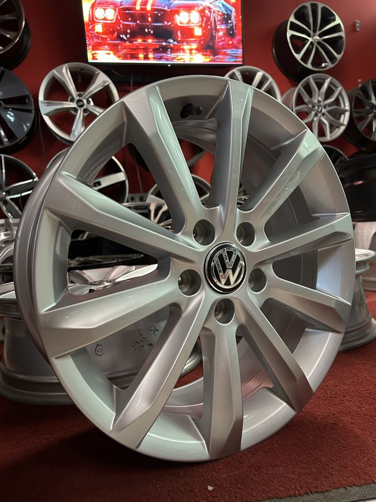 Джанти 17 цола 5х112 VW Passat T-Roc Golf 5 6 7 Caddy Touaran Оригинал