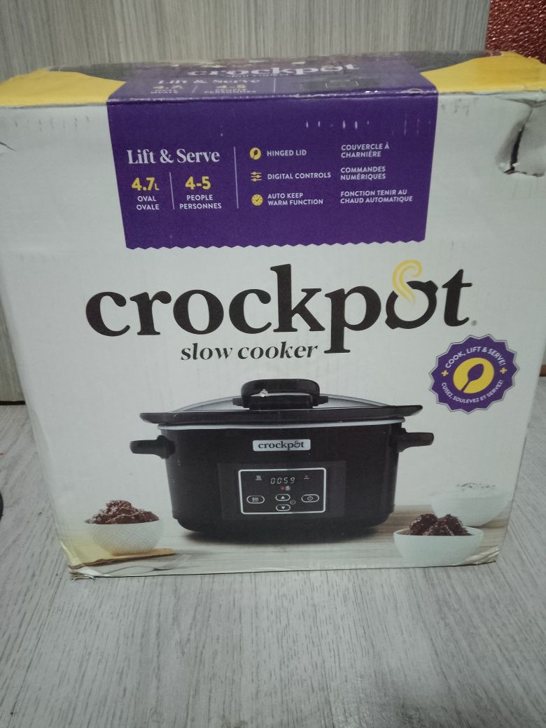 Crockpot cu vas de ceramica noua