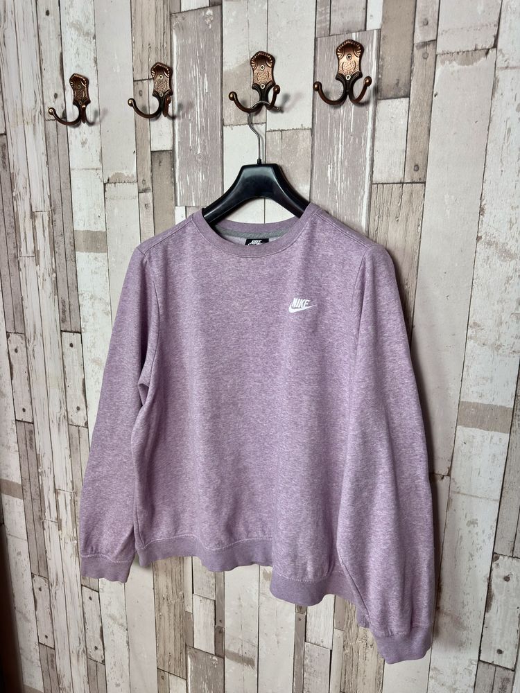 Pulover bluza sweater sweatshirt casual gri Nike bumbac