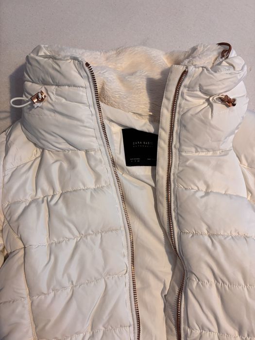 Geaca alba Zara mar S