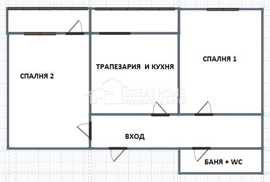 3-стаен в Търговище-Запад 3 площ 62 цена 125000