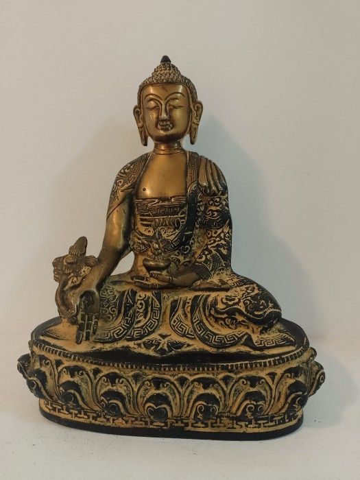 Sculptura decor camera din bronz masiv