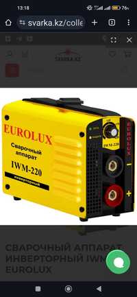 Eurolux сварочный инвертор IWM-220 (MMA
