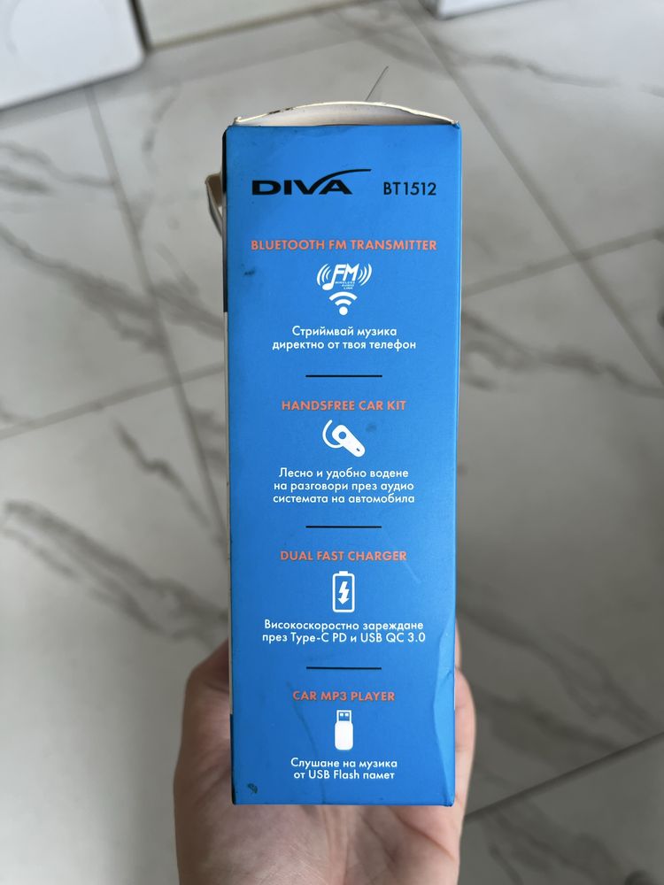 Diva Bluetooth FM Transmitter