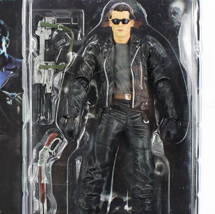 Figurina Terminator Arnold Schwarzenegger T-800 18 cm NECA Battle