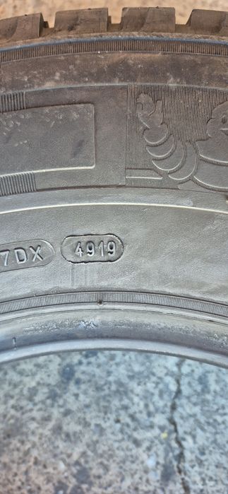 4 anvelope M+S Michelin 225/75/16 C,dot 2019.Pretul este pe bucata