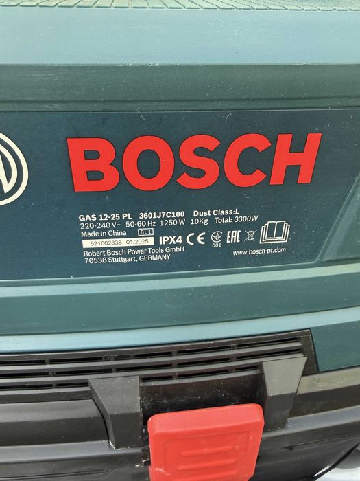 Bosch GAS 12-25 PL - Aspirator umed-uscat, priza scule electrice