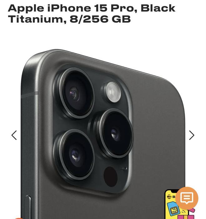 15 Pro Black 256 G Dual simkarta