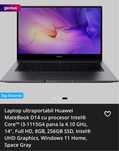 Laptop Huawei d14 2TB SSD