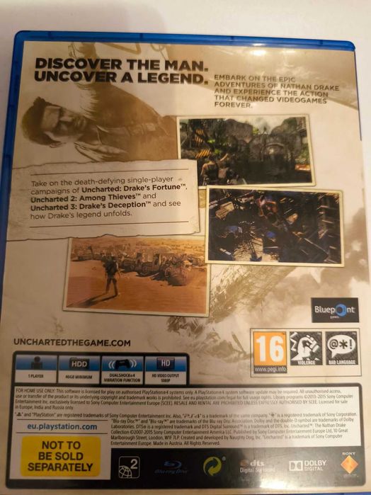 Продавам игра Uncharted за PS4