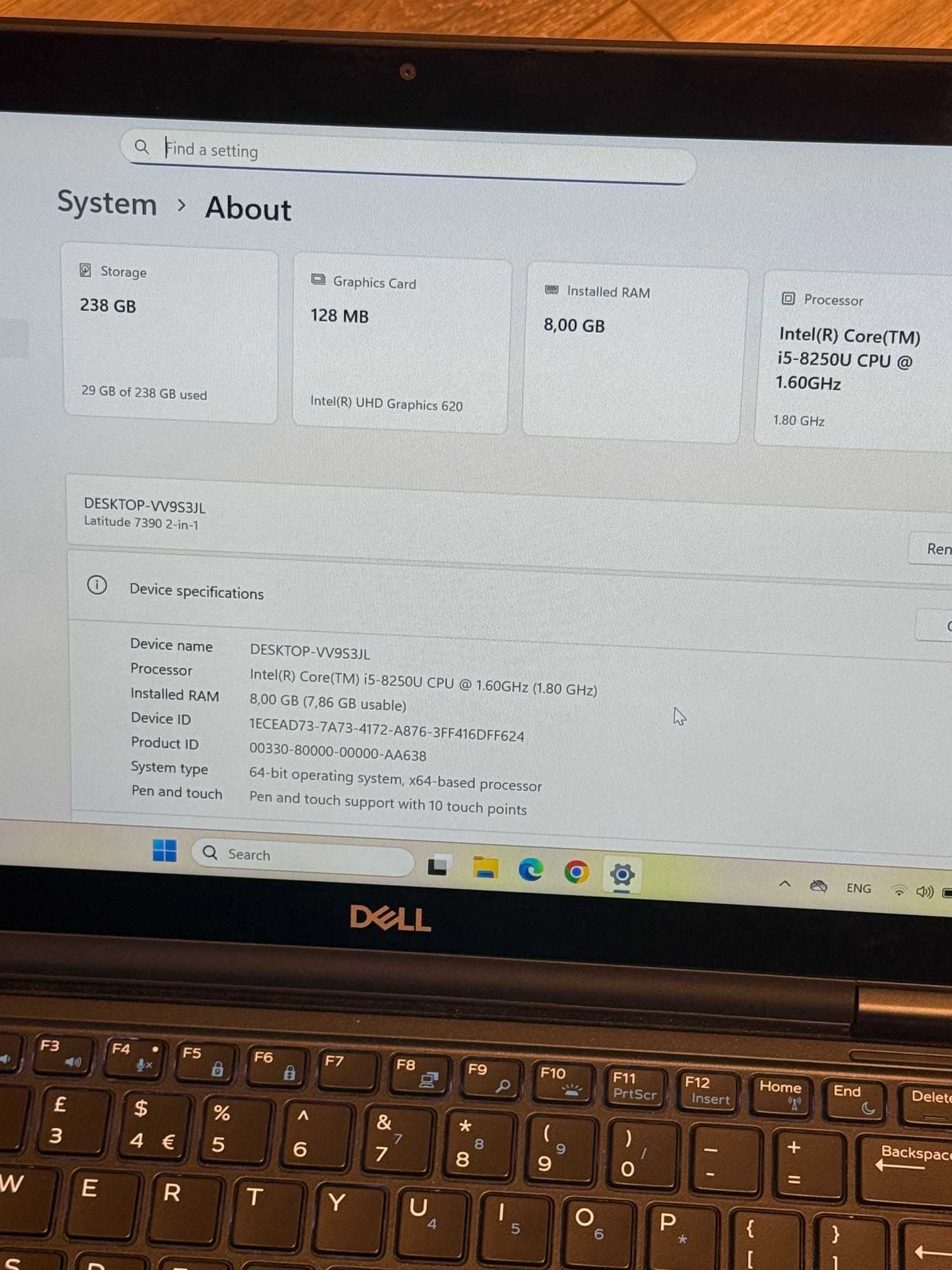 Dell Latitude 7390 2 in 1 отличен
