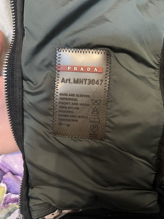 prada puffer jacket de femei marimea L neagra
