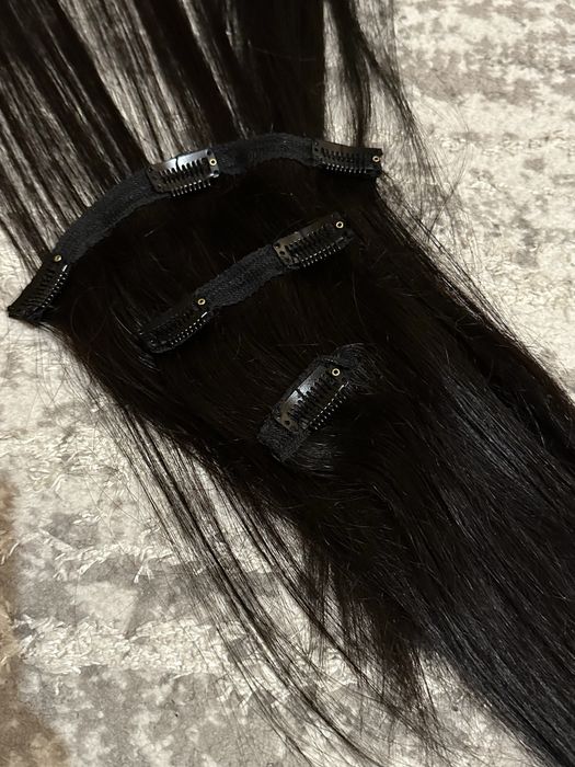 Extensii clip on negre