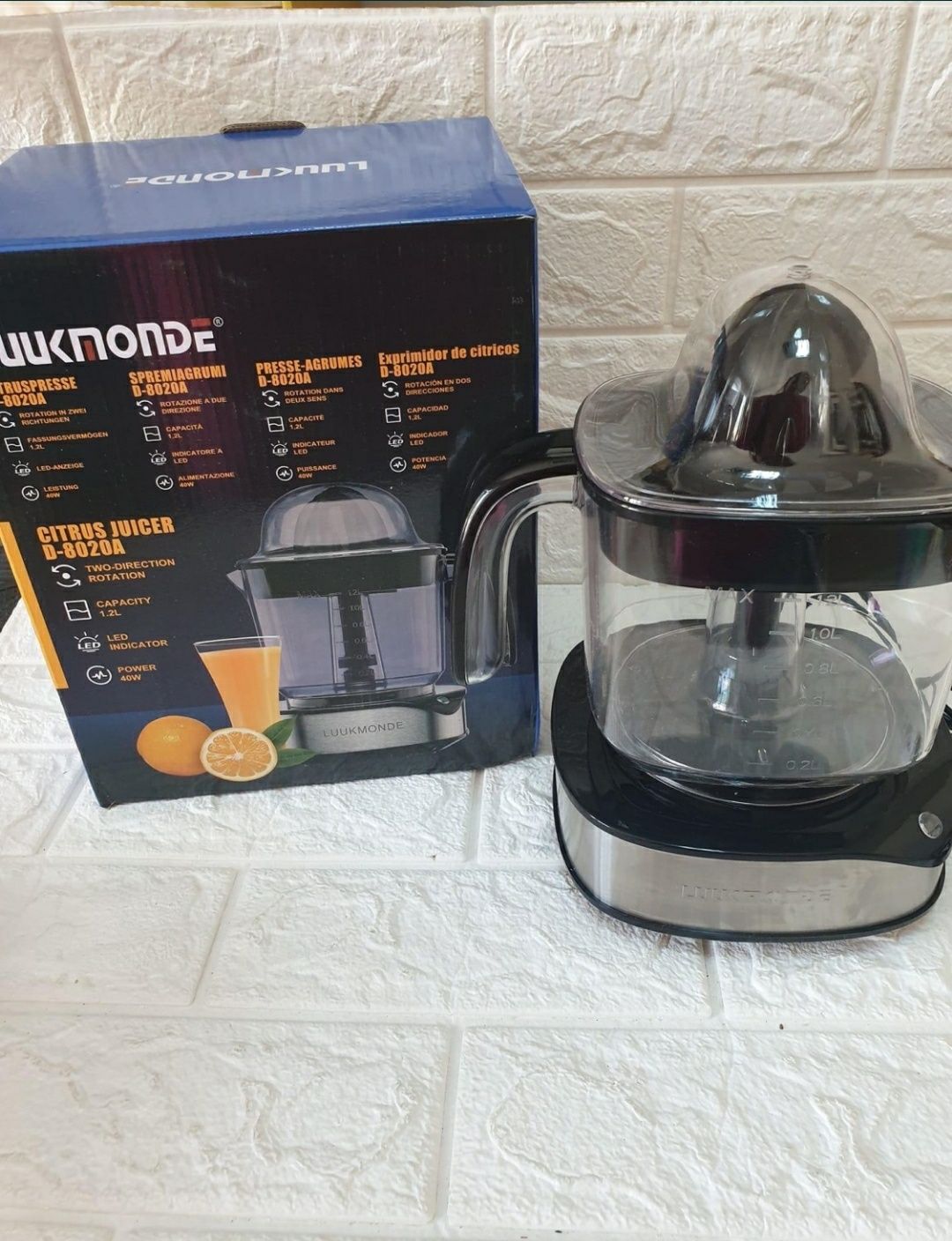 Storcator electric de citrice Lookmonde, 1.2 L