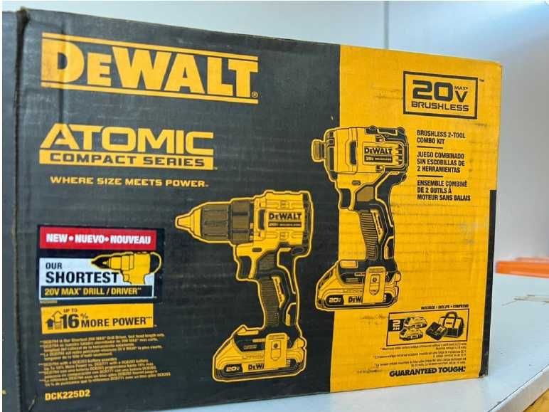 DeWalt Atomic 20V - Set mașină de găurit si insurubat