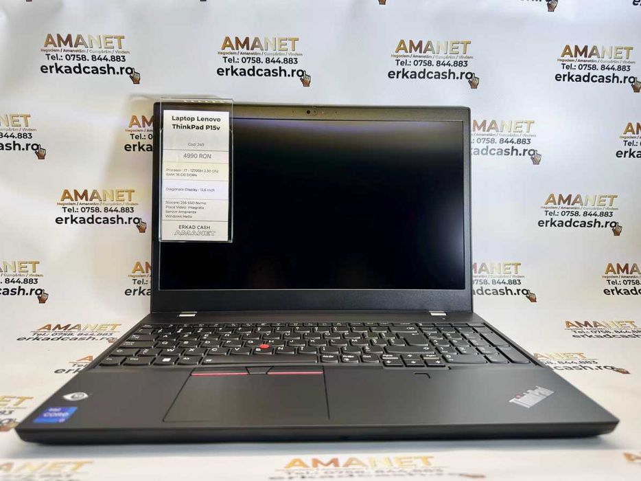 Laptop Lenovo P15V Gen 3 -ERKAD CASH AMANET Galati-