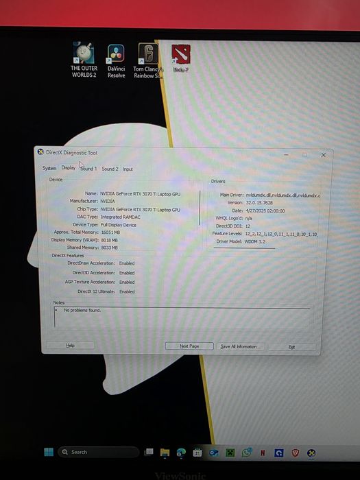 Gaming setup Laptop Razer Blade 15