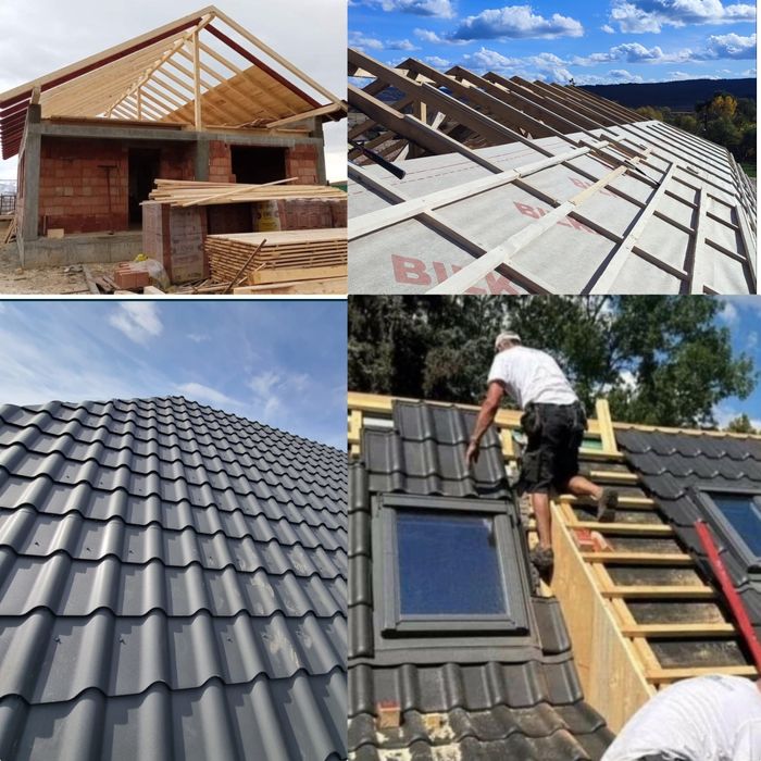 Reparatii si montaj tigla metalica si ceramica acoperisuri complete
