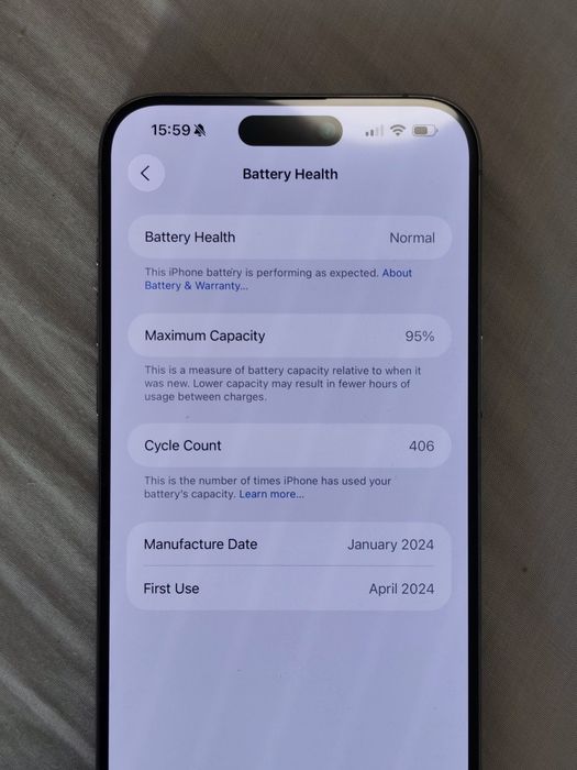iPhone 15 Pro Max Natural Titanium 256 GB