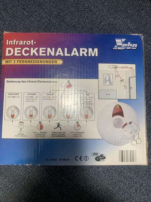 Alarma cu telecomanda