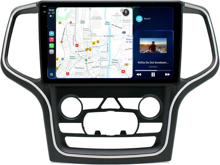 Navigatie Dedicata Jeep Grand Cherokee (2013-2020), 9Inch, Carplay