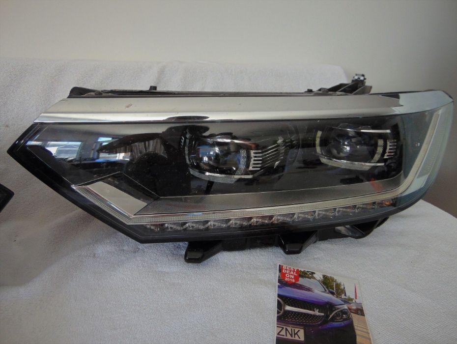 VW Passat B8 volkswagen faruri far full led stanga dreapta plansa bord