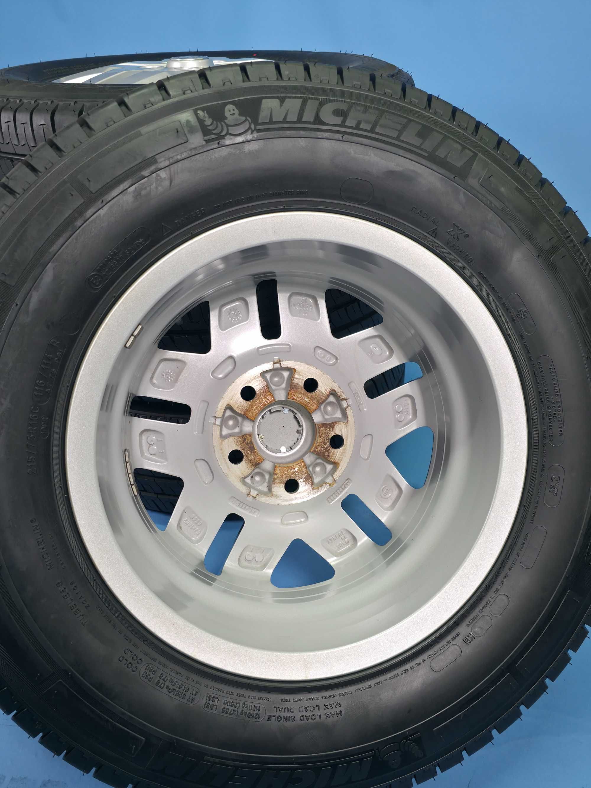 Roti Jante + Anvelope 215/75/16C - 5x130 16'' OEM FIAT Ducato CA NOI