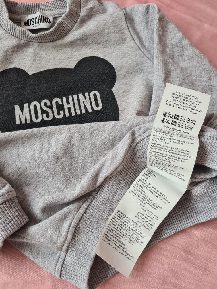 Bluza Moschino mărime 12-18 luni