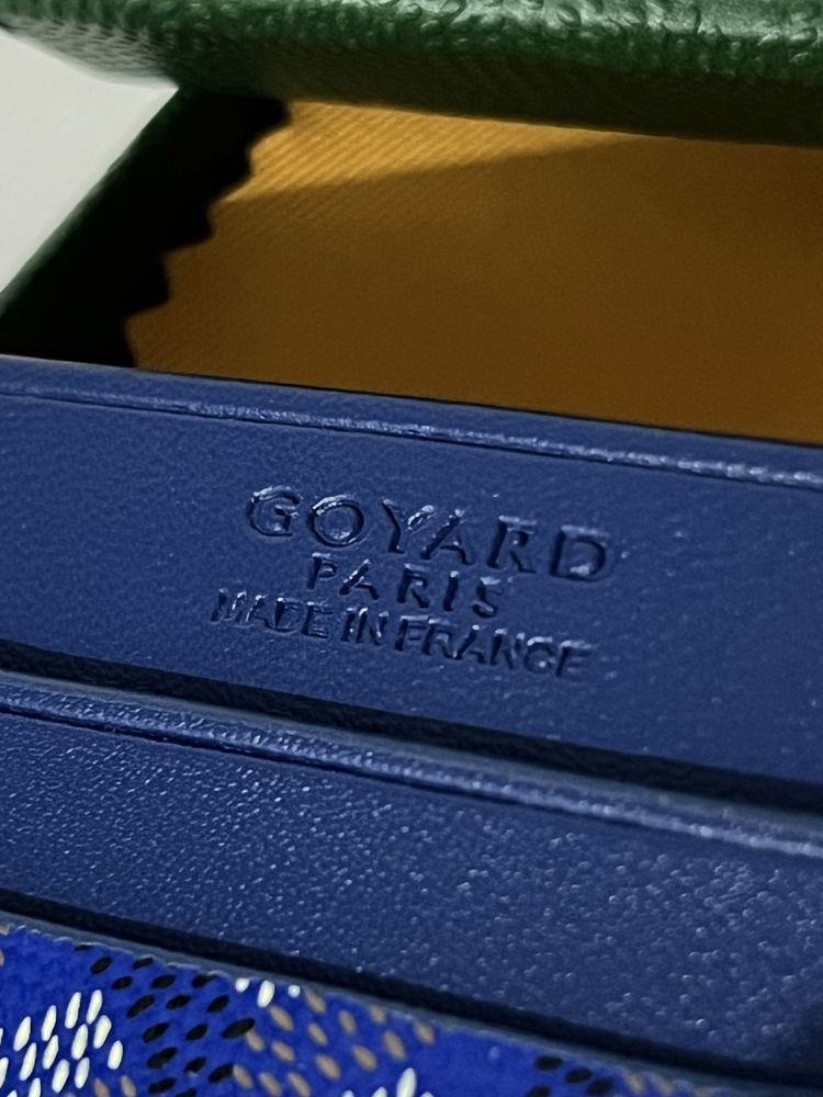 Cardholder goyard albastru portcard premium